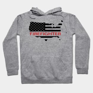 Firefighter Flag Hoodie